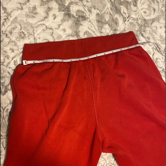 Adidas NEO 3 Stripe Red Joggers - Picture 8 of 16